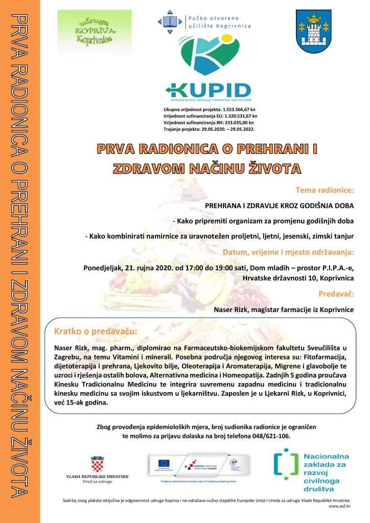 Prehrana plakat