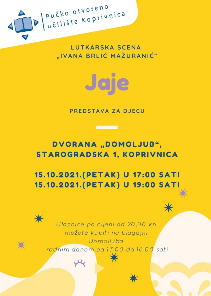 Plakat predstave Jaje