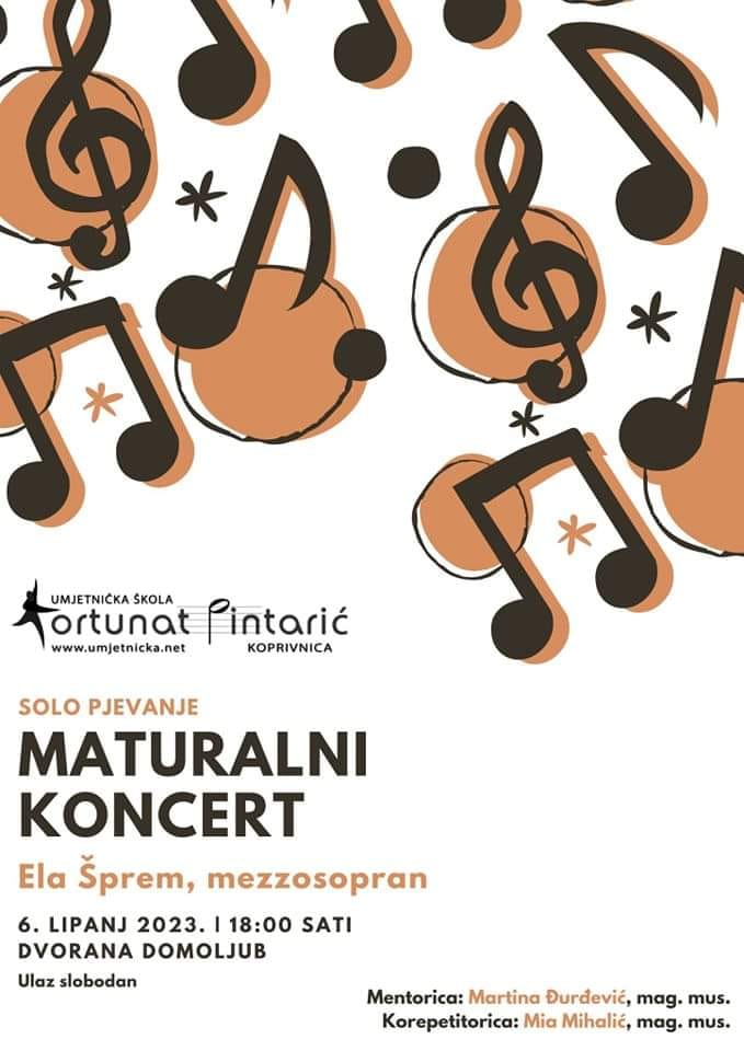 Maturalni koncert - Ela Šprem
