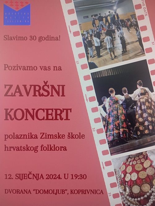 Završni koncert Zimske škole folklora