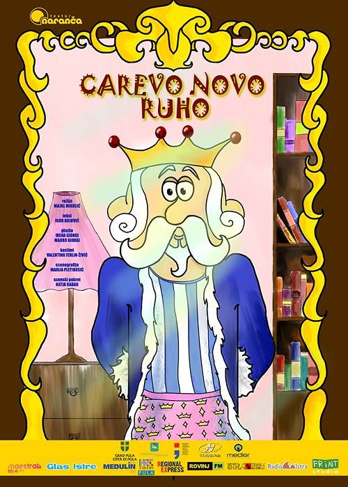 Plakat predstave - Carevo novo ruho