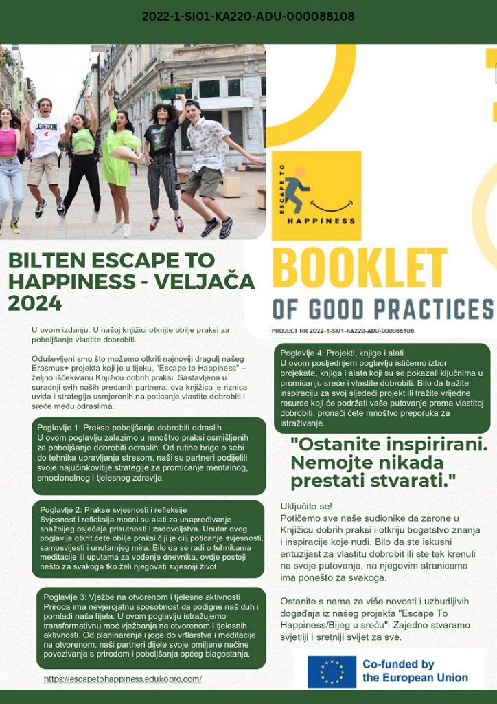 Letak projekta „Escape to Happiness“