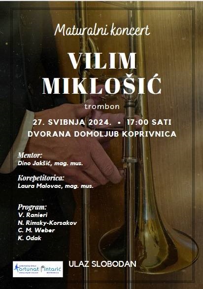Koncert - Vilim Miklošić
